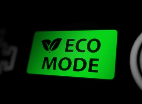 Eco Button In A Car