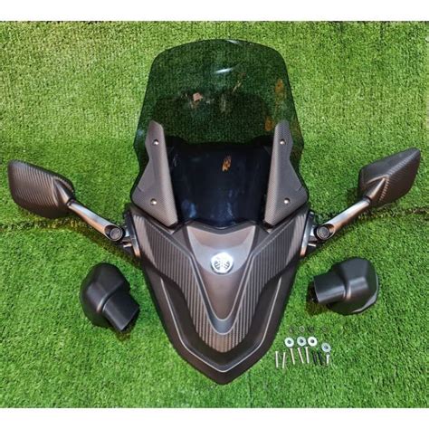 Nmax V Windshield Visor Mask Voltron Mhr W Side Mirror Nmax