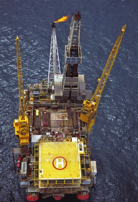 High Aerial Image Of The Fortescue Platform And Flare Boom On Bass