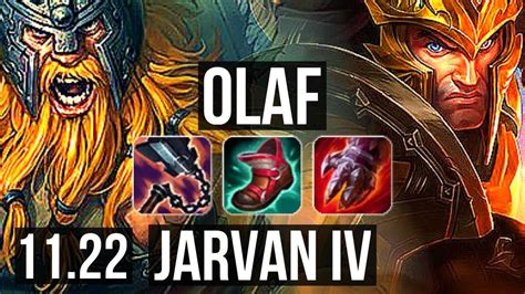 OLAF Vs JARVAN IV JNG DEFEAT Rank 2 Rank 1 Olaf TR Challenger