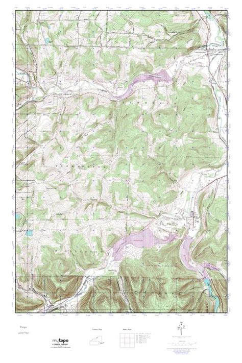 Mytopo Tioga Pennsylvania Usgs Quad Topo Map