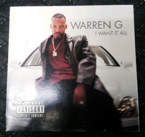 Warren G I Want It All Cd Single Ebay