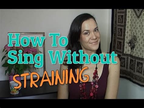 How To Sing Without Straining Exercises To Remove Vocal Tension