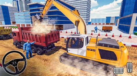 Excavator Digging City Road Construction Simulator 3d Android