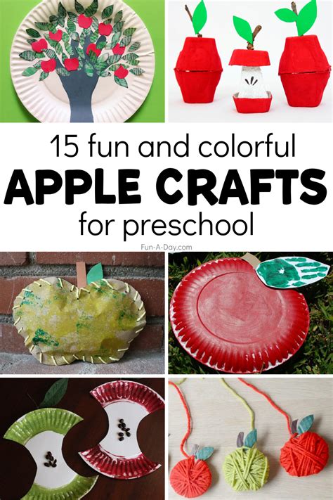 15 Apple Crafts For Preschoolers Fun A Day