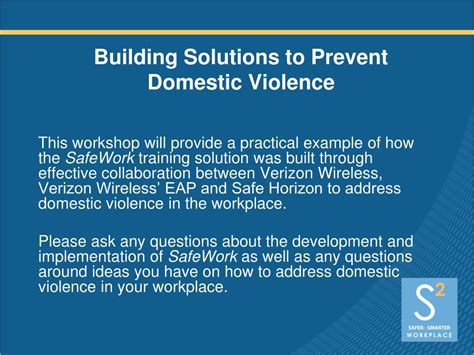 Ppt Building Solutions To Prevent Domestic Violence Powerpoint