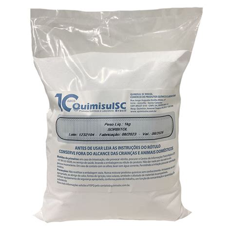 Sorbitol Em Pó 1 Kg Quimisul Sc Brasil Ltda