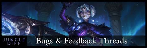 Pbe Bugs Feedback Threads Update Junglediff Pbe Coverage