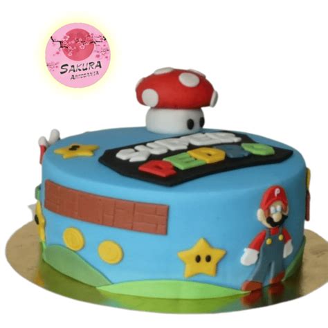 Torta Mario Bros Sakura Artesania