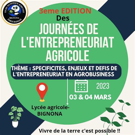 Lycée Technique Agricole Emile Badiane de Bignona on Twitter Dans le