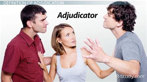 Adjudication Definition Types And Examples Lesson