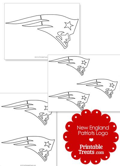 Printable New England Patriots Logo Stencil — Printable Treats.com