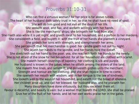 Printable Proverbs 31