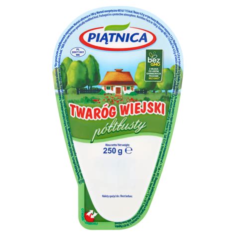 Twaróg wiejski półtłusty Piątnica 250g Megasam24 pl