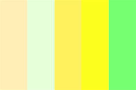 We Love Lemons And Limes Color Palette