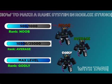 How To Make A Rank System In Roblox Studio Youtube