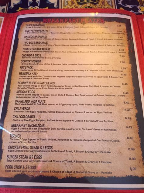 Menu At Don Maria S Mexican Restaurant Clovis