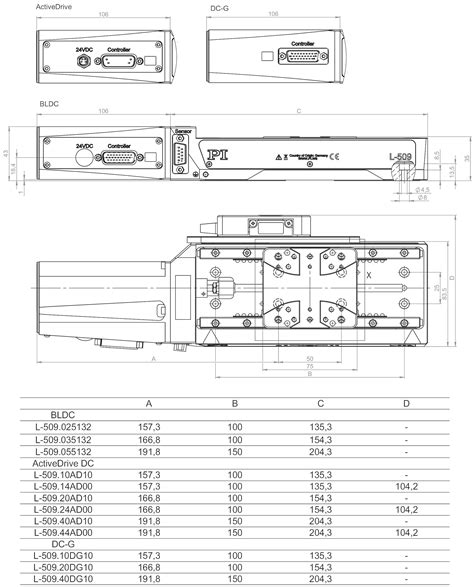 Item L L Precision Motorized Linear Translation Stages On