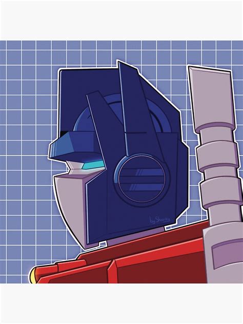 Optimus Prime Sticker For Sale By Bysharky Redbubble