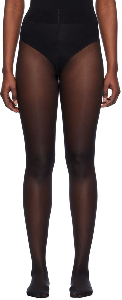 Black Satin Touch 20 Tights By Wolford On Sale