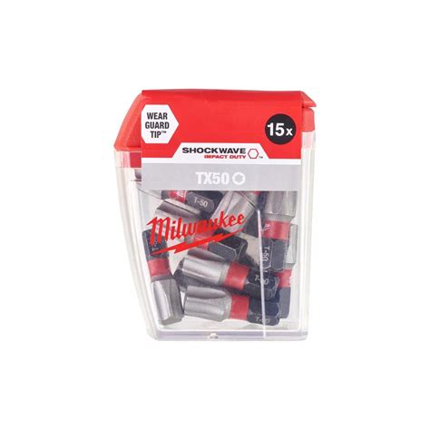 Milwaukee X Embouts Torx De Vissage Shockwave Mm