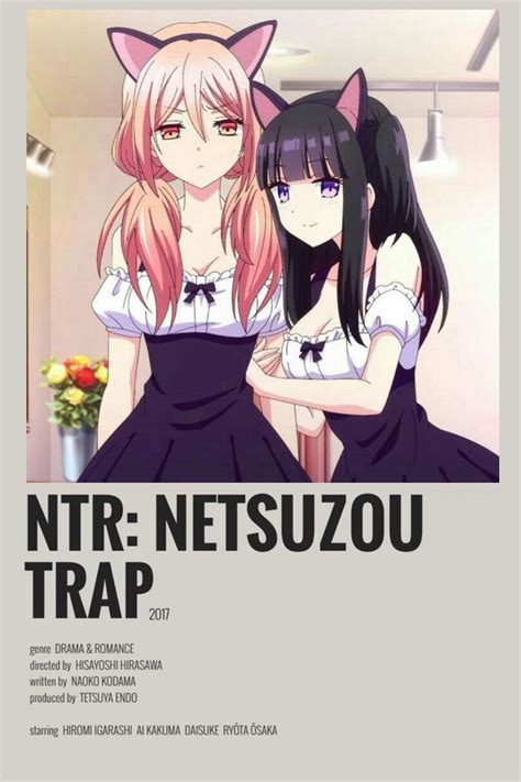 Ntr Netsuzou Trap Minimalist Anime Poster Animacion De Minecraft