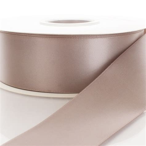 3 Double Faced Satin Ribbon 814 Truffle 3yd Michaels