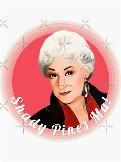 Dorothy Zbornak The Golden Girls Sticker For Sale By Allt Allshade