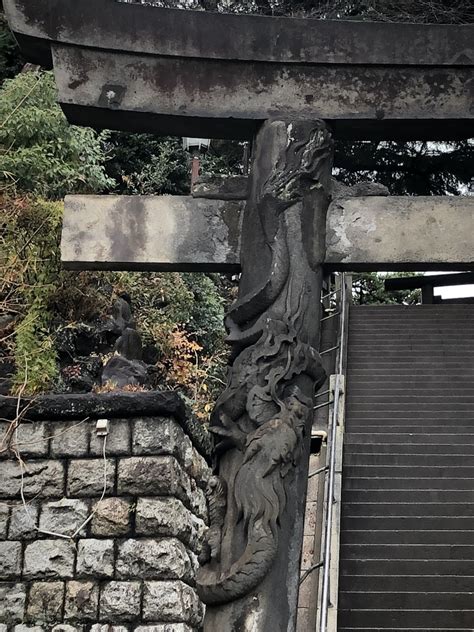 なにげな一葉／品川神社の鳥居 たふえいんといなあふ 不思議な魔法の言葉