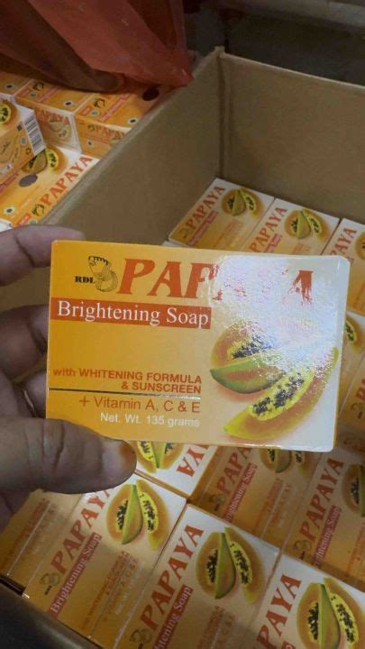 Original Sabun Rdl Papaya Brightening Soap Gr Sabun Batang Sabun