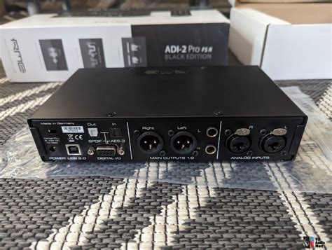 Rme Adi Pro Fs R Black Edition Ad Da Converter Photo Us