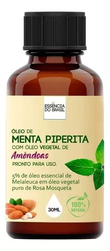 Aceite Esencial Essence Of Brazil Aceite De Menta Con Almendras Ml