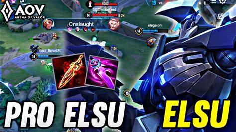 Elsu Gameplay Pro Elsu Arena Of Valor Youtube