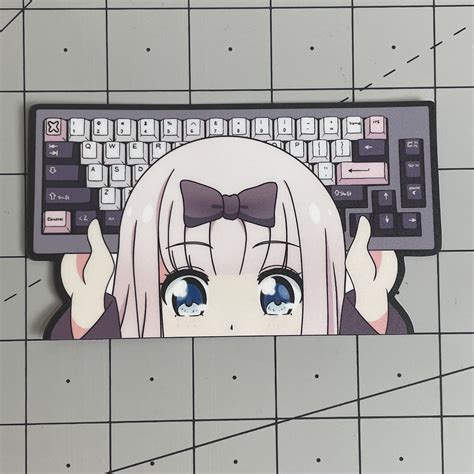 Chika Fujiwara X Gmk Olivia Peeker Keebweeb Sticker Etsy