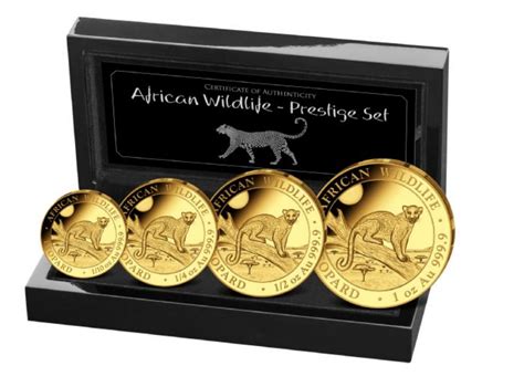 NEU African Wildlife Somalia Leopard Prestige Set 2021 In Polierte