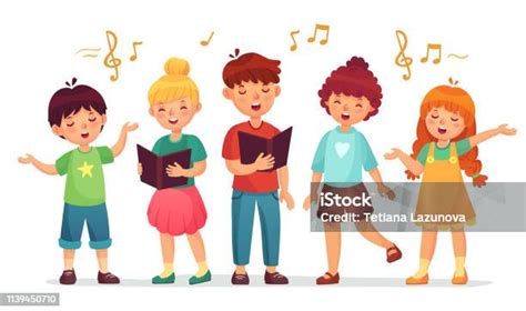 Bernyanyi Anakanak Sekolah Musik Kelompok Vokal Anakanak Dan Anakanak