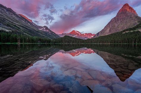 Sunrise Yesterday At Many Glacier Glacier National Park Oc