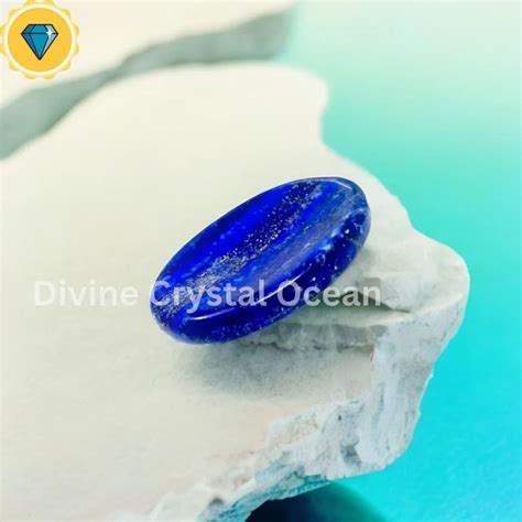 Blue Natural Lapis Lazuli Worry Stone For Healing Packaging Type