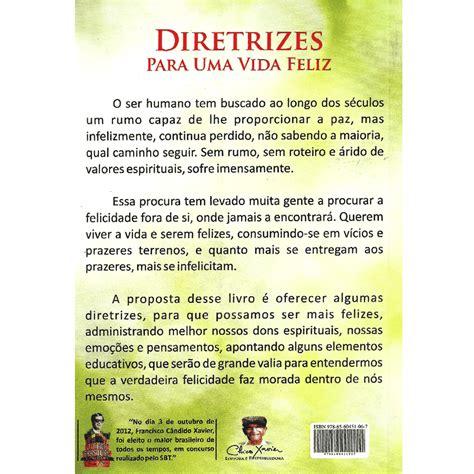 Livro Diretrizes Para Uma Vida Feliz Sergito De Souza Cavalcanti