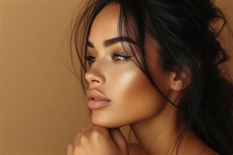 Premium Photo Model Of Latina Ethnicity Profile Side View Chin