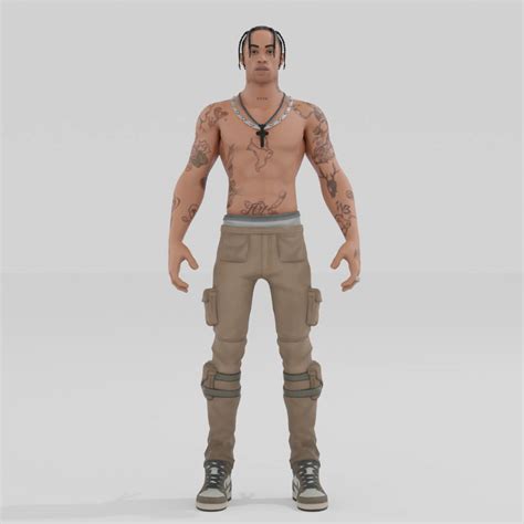 Travis Scott - Fortnite 3D Model by Shevraar