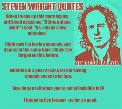 Steven Wright Steven Wright Funny Quotes Jokes Quotes