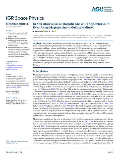 Insitu Observation Of Magnetic Null On September Event Using