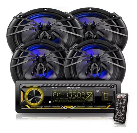 Kit Autoestereo Din Bocinas Bocinas X Soundstream Env O Gratis