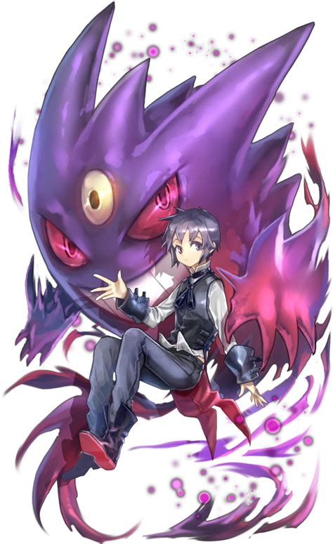 Gengar And Mega Gengar Drawn By Interitio Pokémon Free Transparent