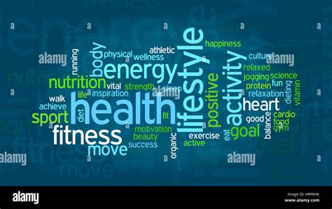 Wellness Word Cloud Hi Res Stock Photography And Images Alamy