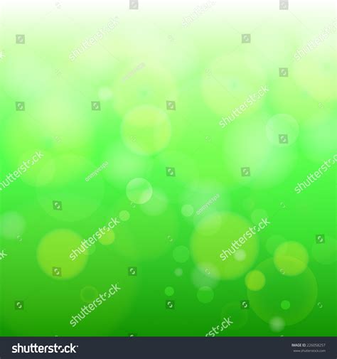 Green Bokeh Abstract Light Background Vector Stock Vector Royalty Free