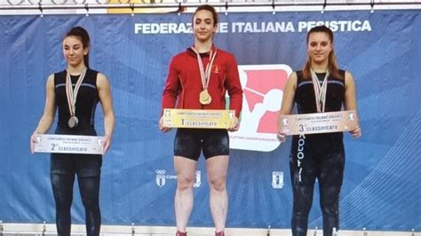 La Veronese Celine Delia Campionessa Italiana Negli Juniores Di Pesistica