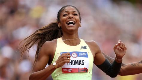 Gabby Thomas claims the 200m title at the U.S. Olympic Team Trials as ...