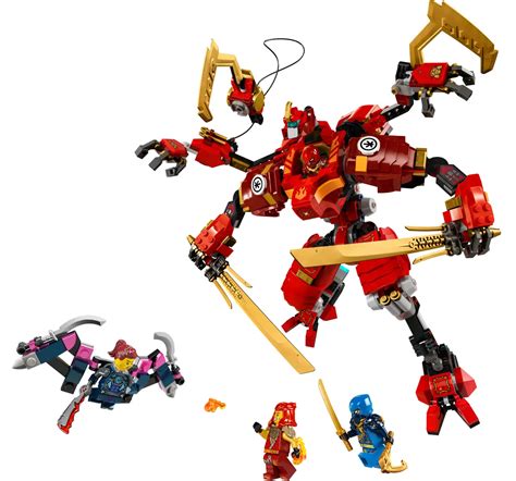 Lego Ninjago Kais Ninja Climber Mech Toy Set Pieces